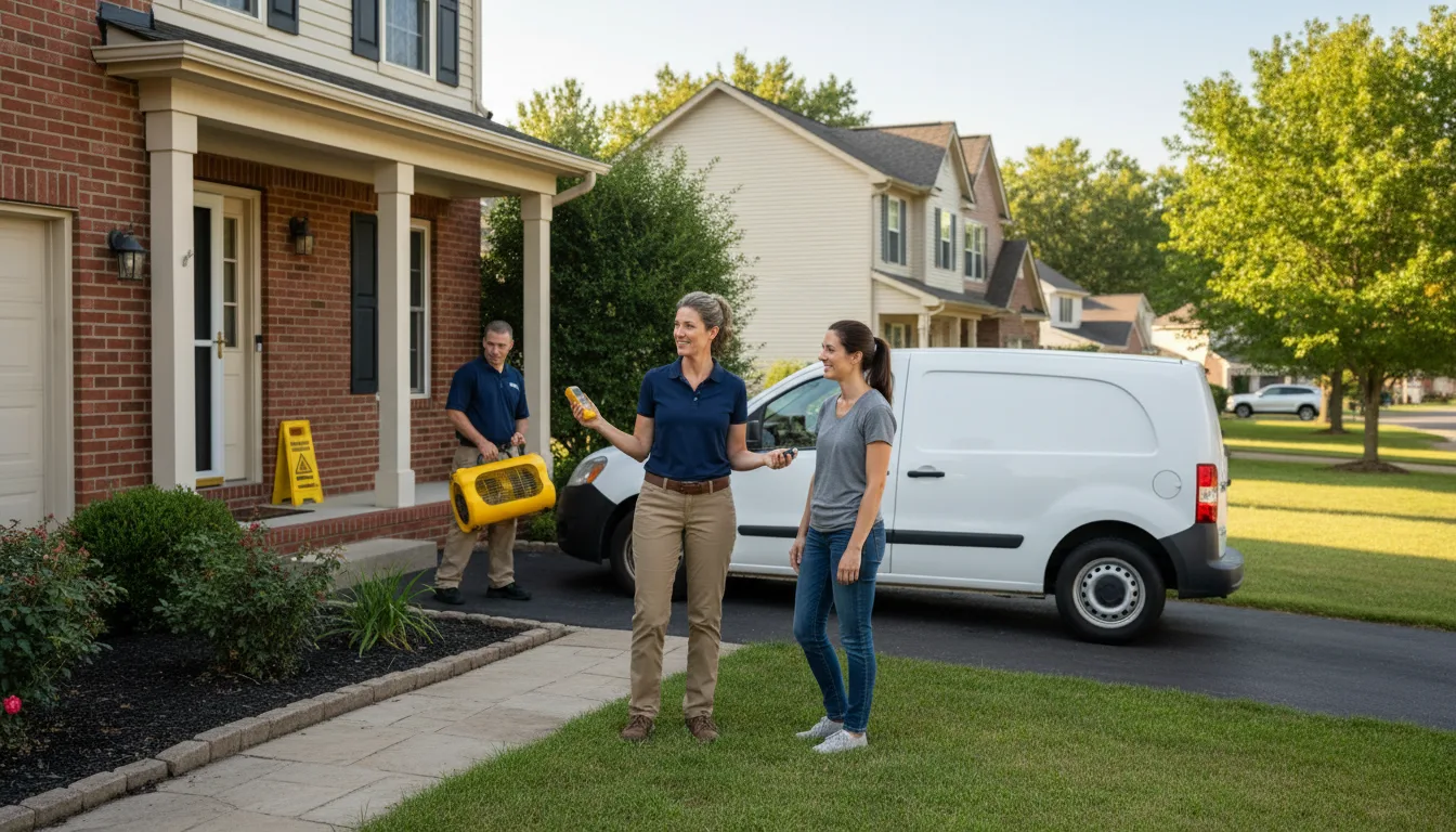Water restoration image for Water Damage & Restoration Services in Estill Springs, TN